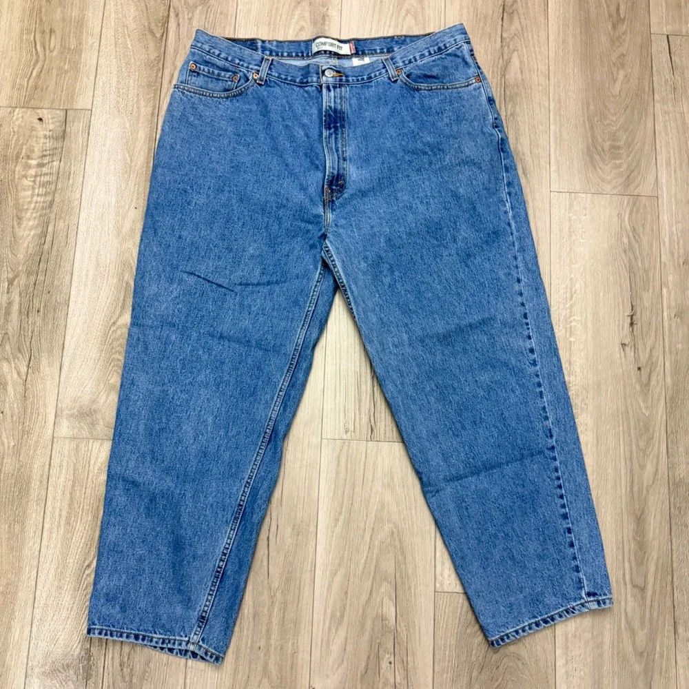 Levi's 560 Jeans Mens 40x30 Blue Denim Comfort Fit Tapered Leg Cotton Heavyweigh